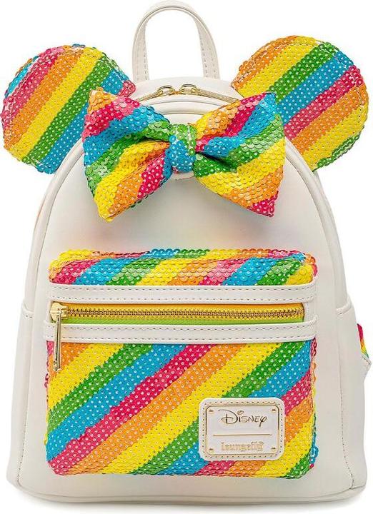 Loungefly Disney Minnie Rainbow Rucksack 26cm