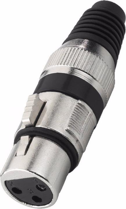 Actual product image Monacor XLR coupling