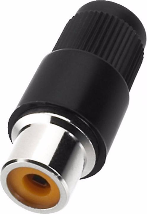 Image du produit Monacor Coupleur RCA noir