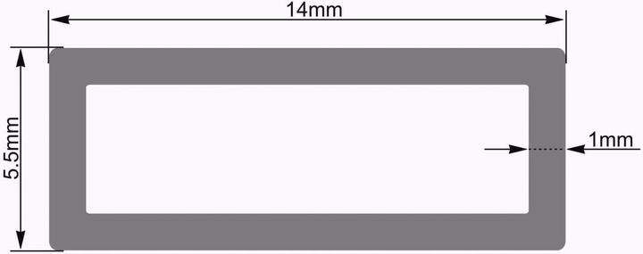 Produktbild Eurolite Leer-Rohr 14x5,5mm clear LED Strip 2m (Farbfilter)