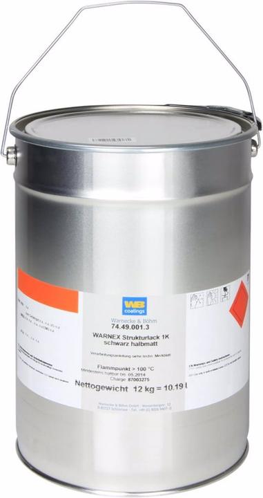 Image du produit WB Coatings 013112 Laque structurée noire