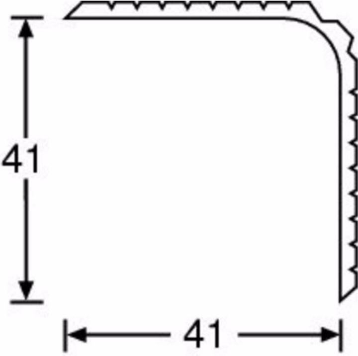 Actual product image Adam Hall 4071 EXT Plastic edge protector