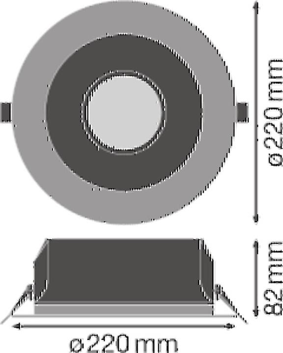 Produktbild Ledvance DL UGR19 DN195 PFM 21W/840 WT (2520 lm)
