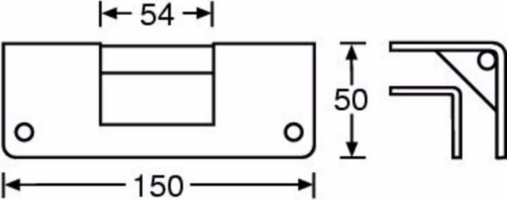 Produktbild Adam Hall 5750 Spanngurtbefestigung