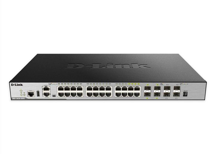 Produktbild D-Link 28-PORT LAYER 3 GB STACK SWITC (20 Ports)