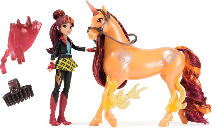 Produktbild Unicorn Academy - Valentina und Einhorn Cinder (mit echter Mähne und Schweif sowie Bürste)