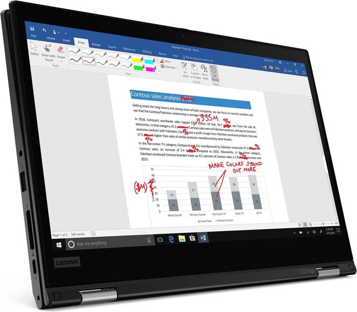 Produktbild Lenovo ThinkPad L13 Yoga Gen 2 (13.30", Intel Core i7-1165G7, 16 GB, 512 GB, CH)