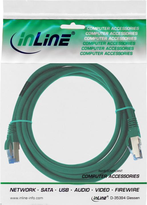 Produktbild InLine Patchkabel Cat.6A, S/FTP (PiMf), 500MHz (S/FTP, CAT6a, 1 m)
