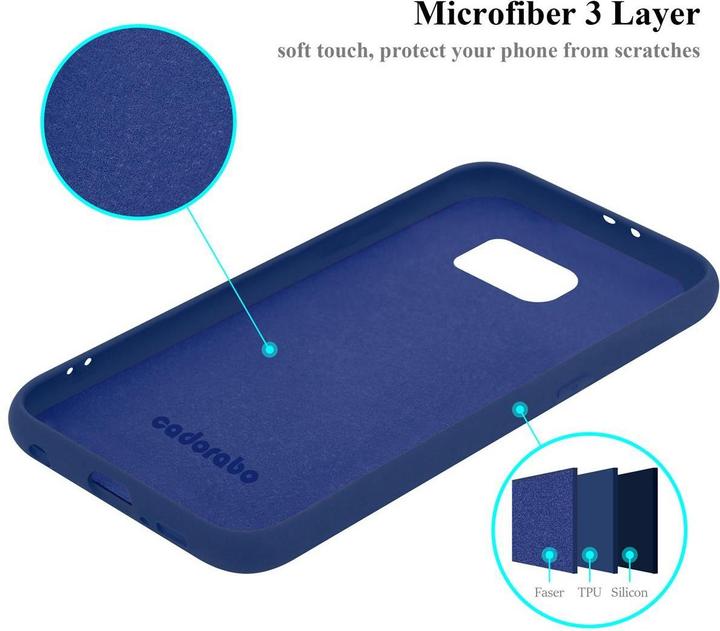 Actual product image Cadorabo TPU Liquid Silicone Case Cover (Samsung Galaxy S6)