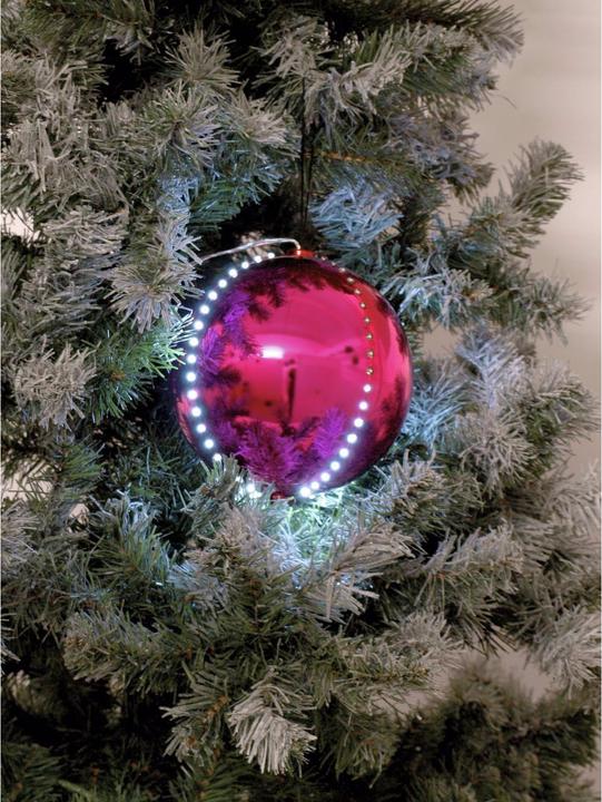 Image du produit Europalms LED Boule de neige 15cm, rose