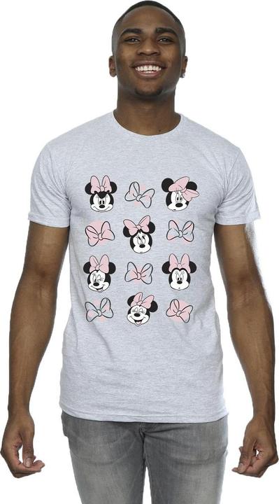 Actual product image Disney Mens Minnie Mouse Multiple T-Shirt (4XL)