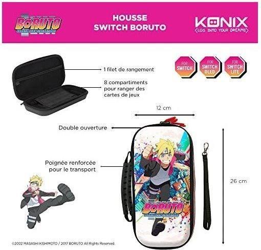 Immagine prodotto Konix Borsa Boruto Pro - Mondo (Switch, Switch Lite, Switch OLED)