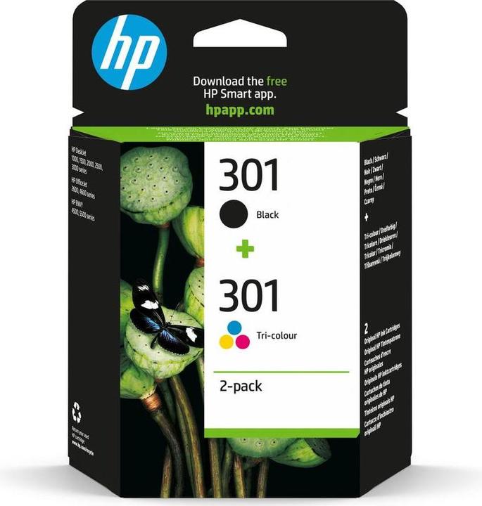 Produktbild HP 301 - Inktcartridges- Zwart - Kleur - Dual-Pack