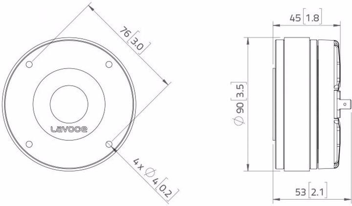 Produktbild Lavoce DF10.14LM 1" Kompressionstreiber, Ferrit