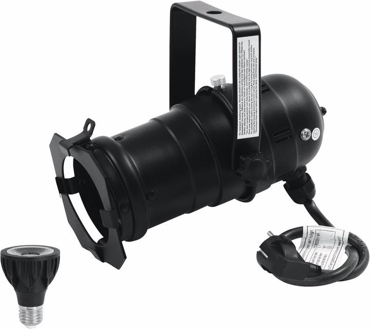 Eurolite Set PAR-20 Spot sw + PAR-20 230V COB 6W E-27 LED 1800-3000K dim2warm (LED)