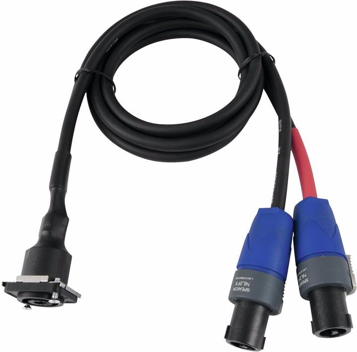 Actual product image Psso Patch cable Speakon/Speakon EB 4pol 1m