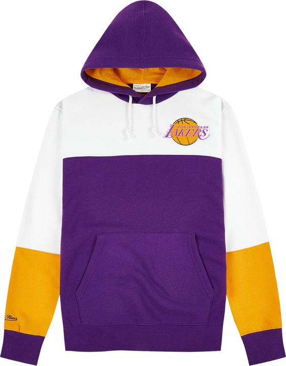 Immagine prodotto Mitchell & Ness Felpa con cappuccio Fusion fleece 2.0 Los Angeles Lakers (XXL)