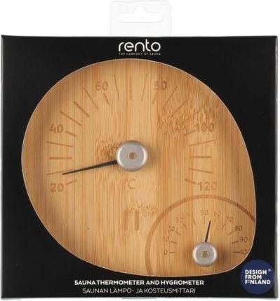 Image du produit Rento Thermomètre Hygromètre Pour Sauna Bambo
