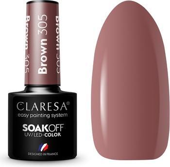 Claresa Soak Off UV/LED Brown hybrid polish 305 5g (UV-Gel Lack)