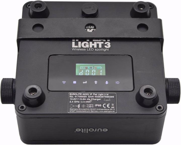 Actual product image Eurolite ACCU IP Flat Light 3 sw (8 W, LED)