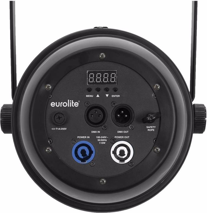 Actual product image Eurolite LED PAR-64 COB 3000K 100W Zoom sw (100 W, LED)
