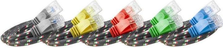 Produktbild Wirewin Slim Toughkabel: UTP, 0.25m, gelb (UTP, CAT6, 0.25 m)