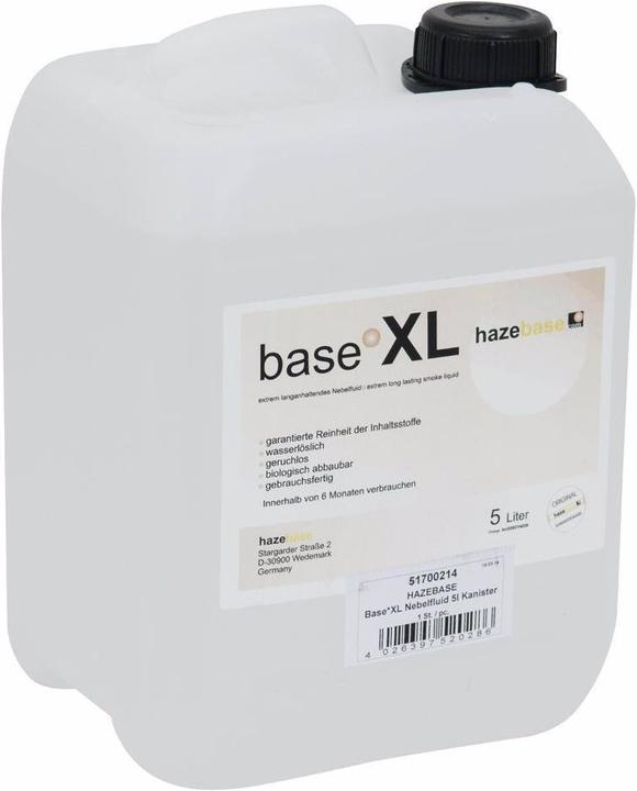 Produktbild Hazebase Base*X Nebelfluid 5l Kanister (Nebelfluid)