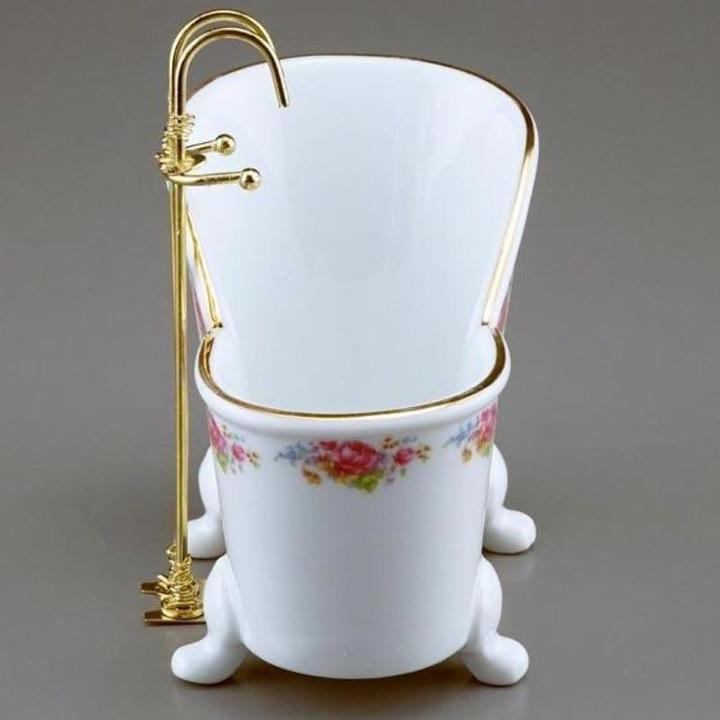 Produktbild Reutter 001.772/0 - Sitzbadewanne "Dresdner Rose", Miniatur