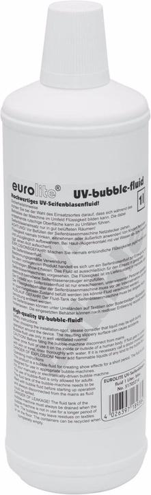 Produktbild Eurolite UV-Seifenblasenfluid 1l blau