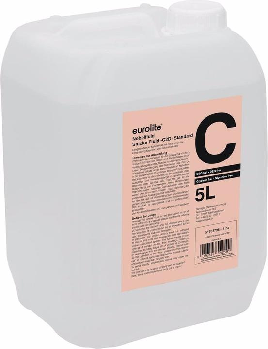 Eurolite Smoke Fluid -C2D- Standard Nebelfluid 5l (Nebelfluid)