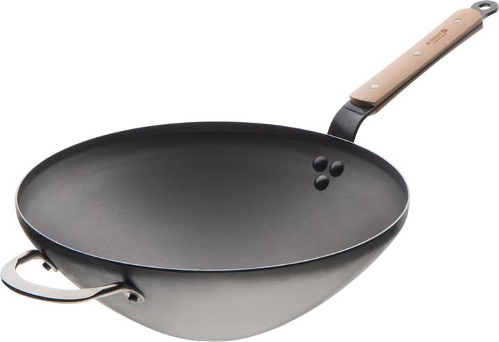 de Buyer Mineral B Bois (32 cm, Wok Pfanne, Eisen)
