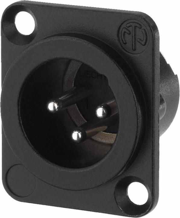 Actual product image Contrik XLR chassis connector