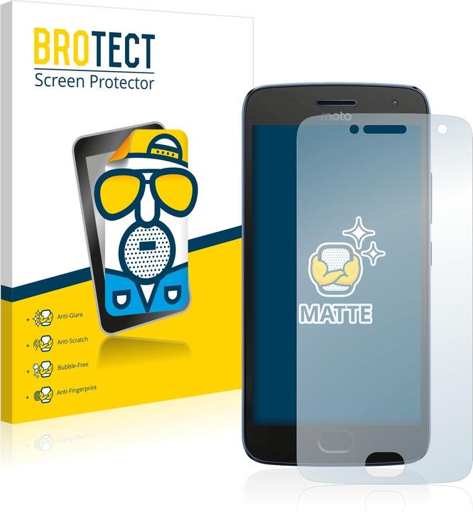 Produktbild BROTECT Entspiegelungs-Schutzfolie Displayschutz Matt (2 Stück, Motorola Moto G5 Plus)