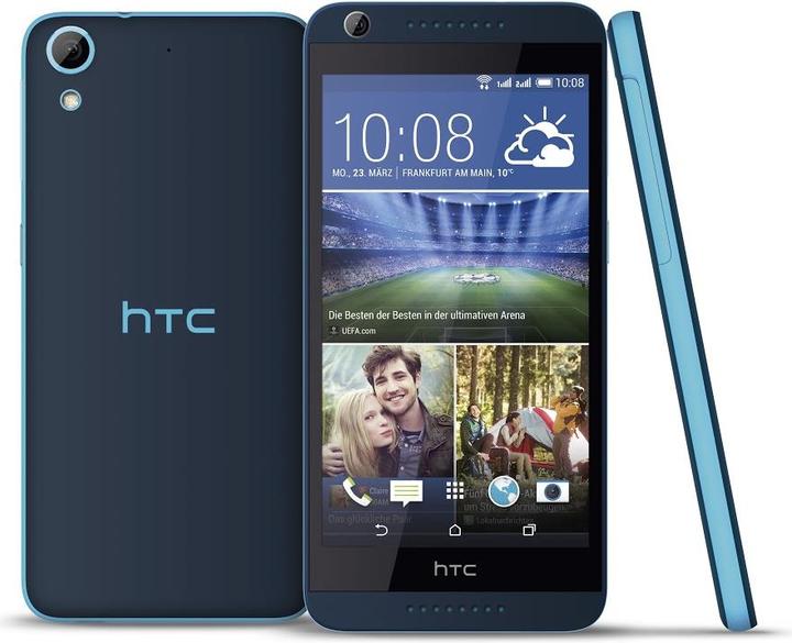 Produktbild HTC Desire 626G (8 GB, Blue Lagoon, 5", Dual SIM, 13 Mpx, 3G)