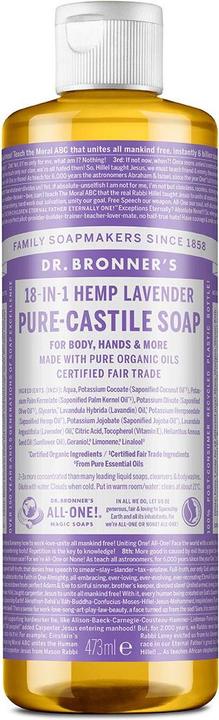 Actual product image Dr. Bronner's 18-IN-1 Lavender (Liquid soap, 475 ml)