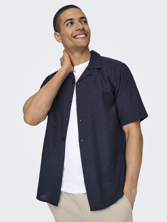 Immagine prodotto Only & Sons Camicia con colletto resort slim fit Camicia (L)