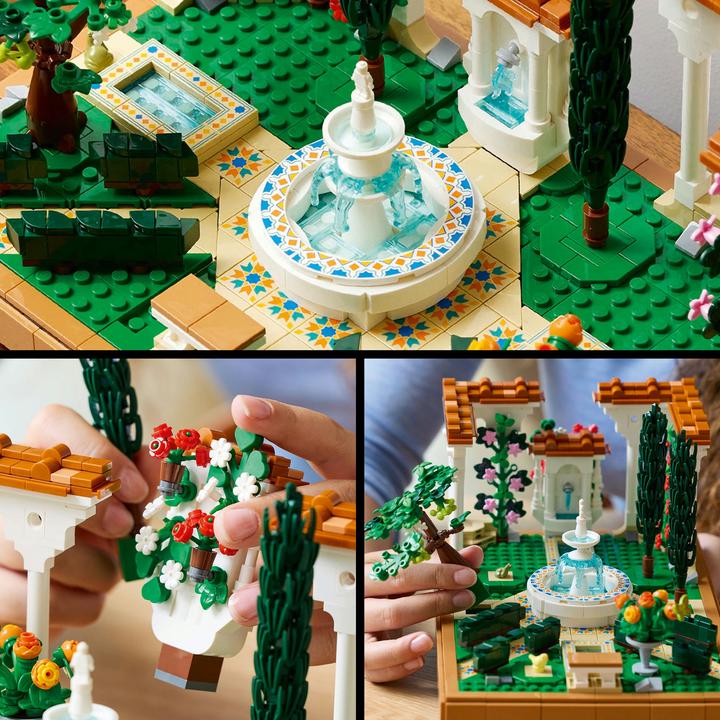 Actual product image LEGO Springbrunnen Garten (10359, LEGO Icons)