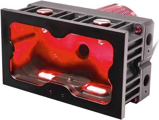Actual product image Monsoon Series Two D5 Premium Dual 5.25 Reservoir Red