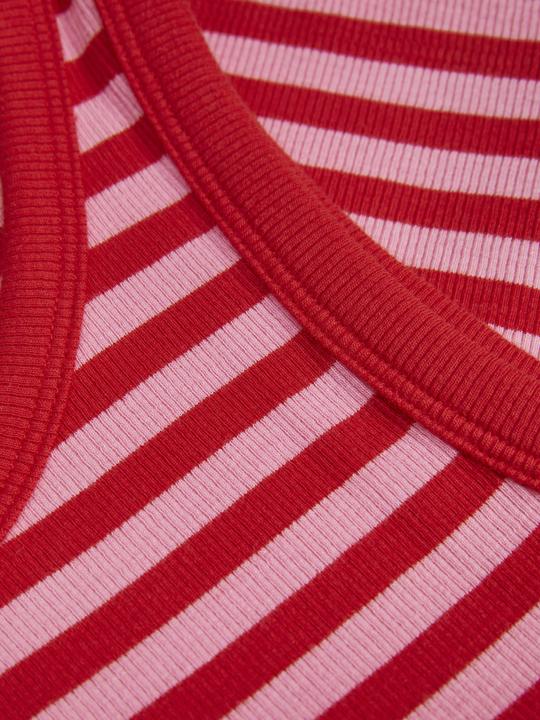 Produktbild JJXX Jxfallon Str Sl Stripe Rib Top Jrs Sn (S)