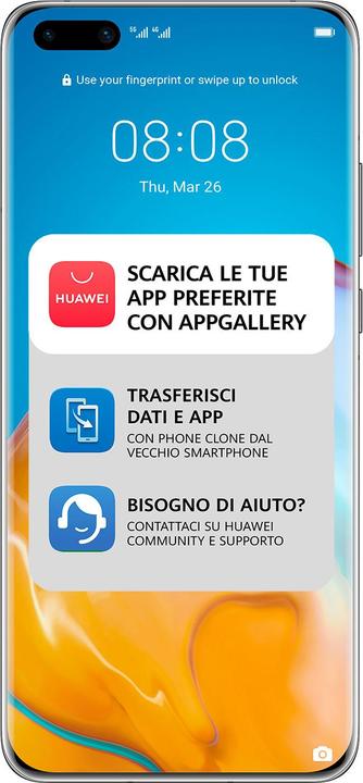 Image du produit Huawei P40 Pro (256 Go, Noir, 6.58", Double SIM hybride + eSIM, 50 Mpx, 5G)
