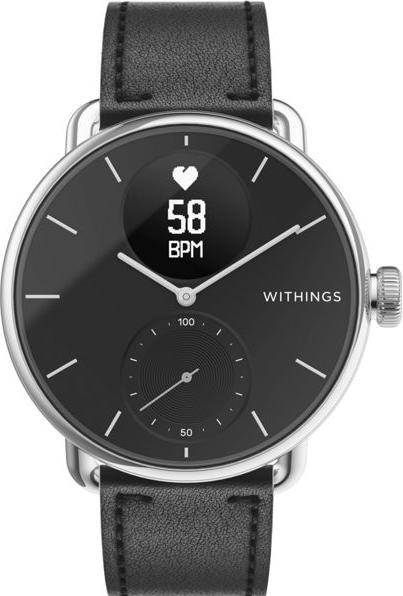 Produktbild Withings Wristband (18 mm, Edelstahl, Kalbsleder)