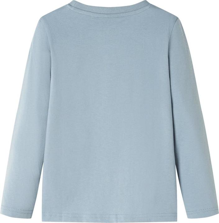 Immagine prodotto VidaXL Camicia a maniche lunghe per bambini azzurro 104,Materiale: 100 (104)