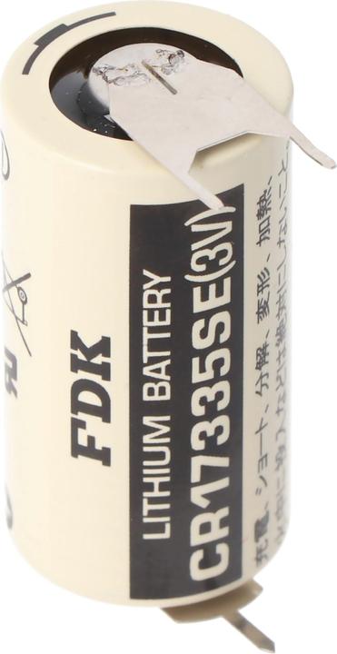 Actual product image FDK Sanyo Lithium Batterie CR17335 SE Size 2/3A, 3er Print Lötfahnen, Rastermass 7,6mm (3 pcs., 17335, 1800 mAh)