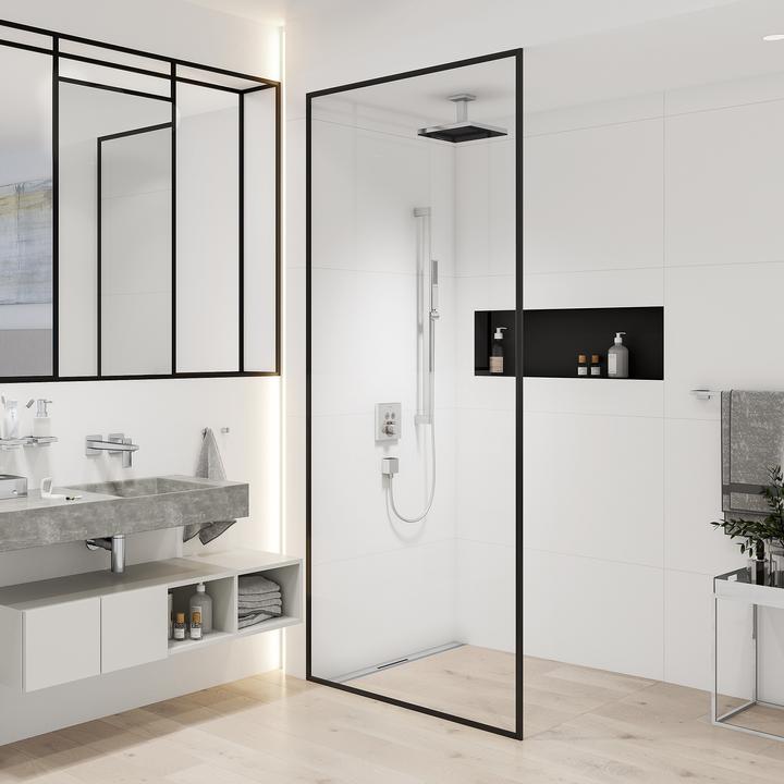 Produktbild hansgrohe Deckenanschluss E, 10 cm, 24338