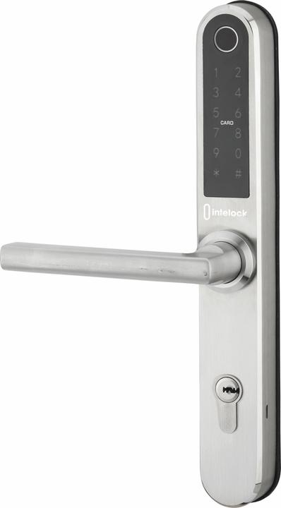 Actual product image Thirard Electronic door handle "multi" ea85mm - silver finish