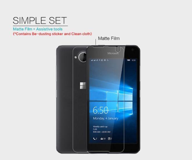 Image du produit Nillkin Série Matte (1 pièce(s), Microsoft Lumia 650)