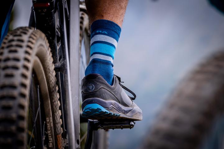 Actual product image Endura BaaBaa Merino Stripe Socks (L/XL)