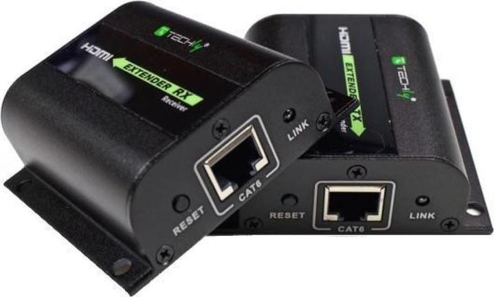 Produktbild Techly HDMI Extender via Cat RJ45 Kabel (0.07 m, HDMI)