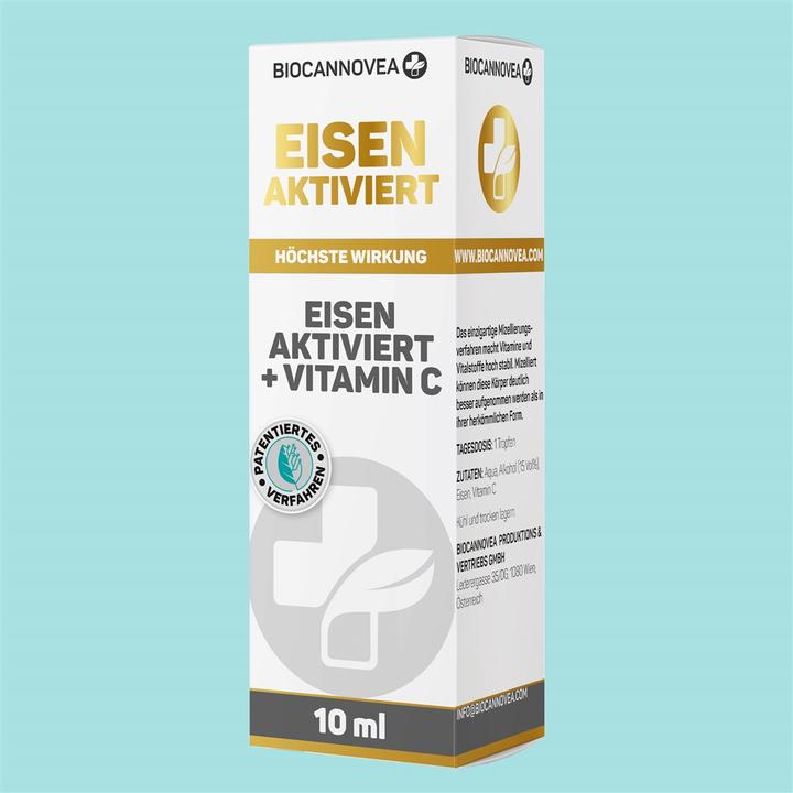 Produktbild Biocannovea Eisen aktiviert & Vitamin C (1 Stück, Tropfen, 53 g)
