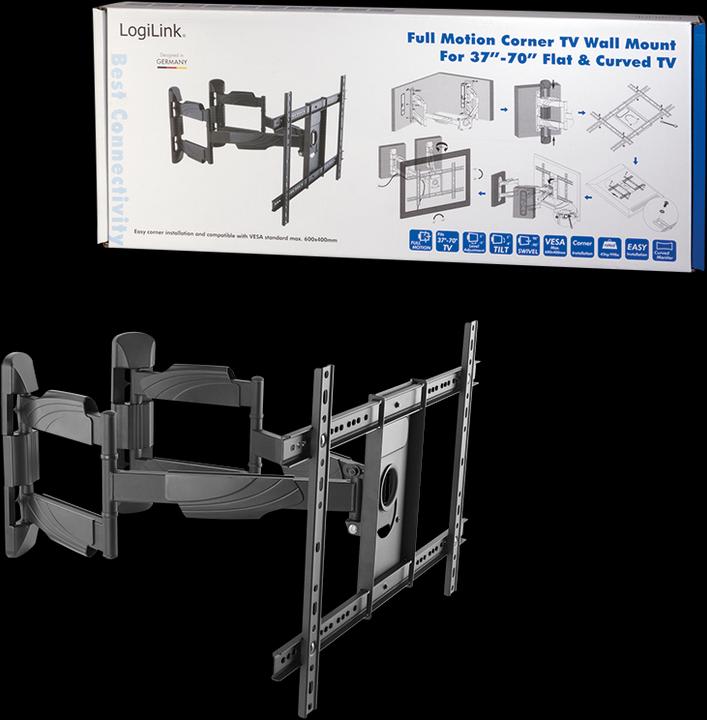 Actual product image LogiLink TV wall mount (Wall, 70", 45 kg)